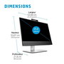 HP Écran de conférence FHD HP E24mv G4 - 60,45 cm (23,8 pouces) Full HD avec caméra intégrée 5 MP, micro et haut-parleurs