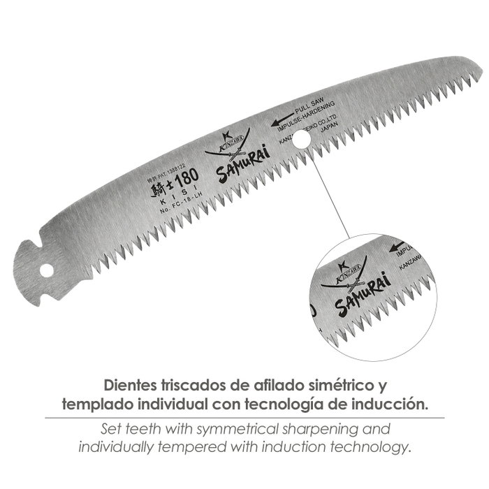 SAMURAI Lame de rechange pour scie FC 180 mm