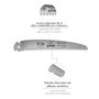 SAMURAI Lame de rechange pour scie FC 180 mm