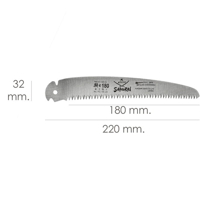 SAMURAI Lame de rechange pour scie FC 180 mm