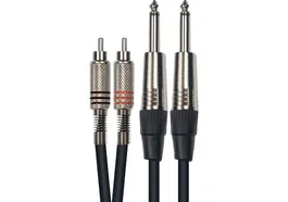 YELLOWCAB Câble 2 RCA mâle vers 2 jack mono mâle - 3 m
