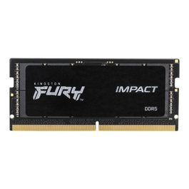 Kingston FURY Impact DDR5 32 Go 4800 MHz SO-DIMM Mémoire RAM pour PC Portable, CL38, Noir