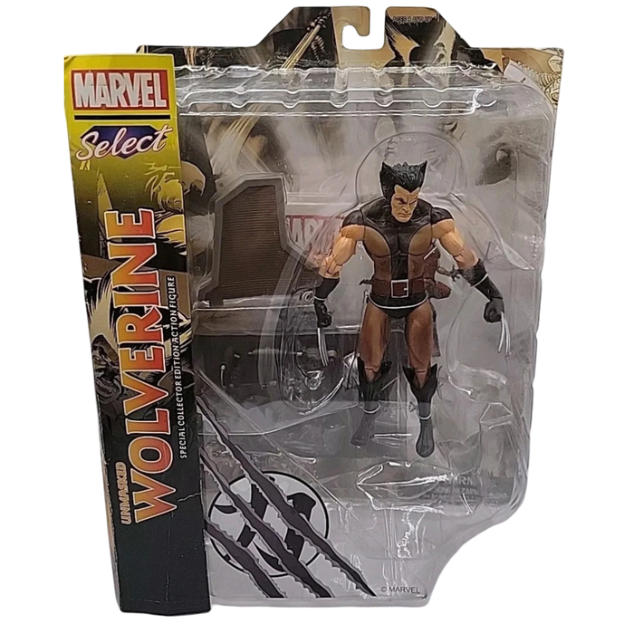 DIAMOND SELECT Figurine Wolverine Desenmascarado Marvel Select - Hachette - 18 cm - Figurine de Collection