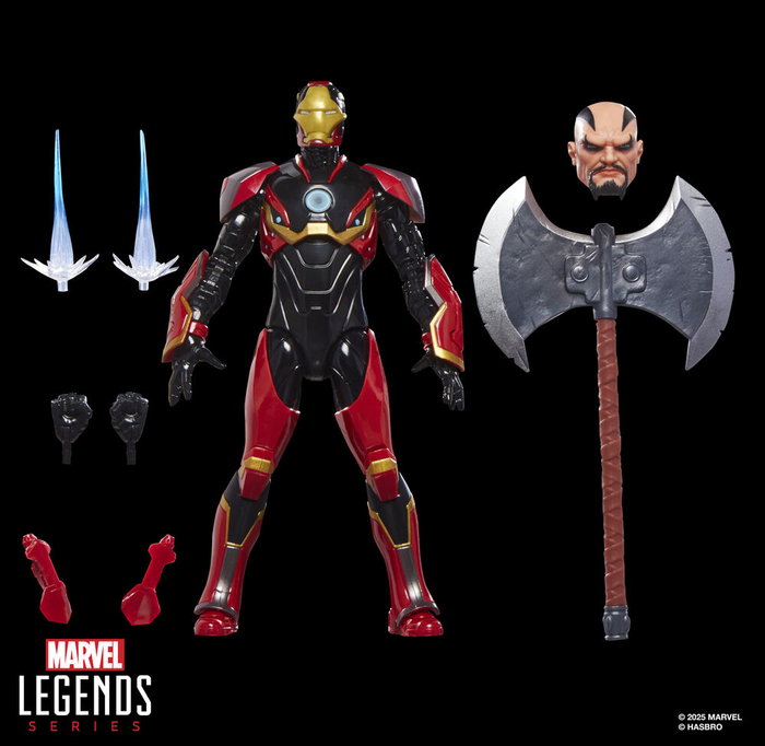 HASBRO - Figure Iron Man Mark 72 - Figurine articulée 15cm avec 6 accessoires - Marvel Legends Series