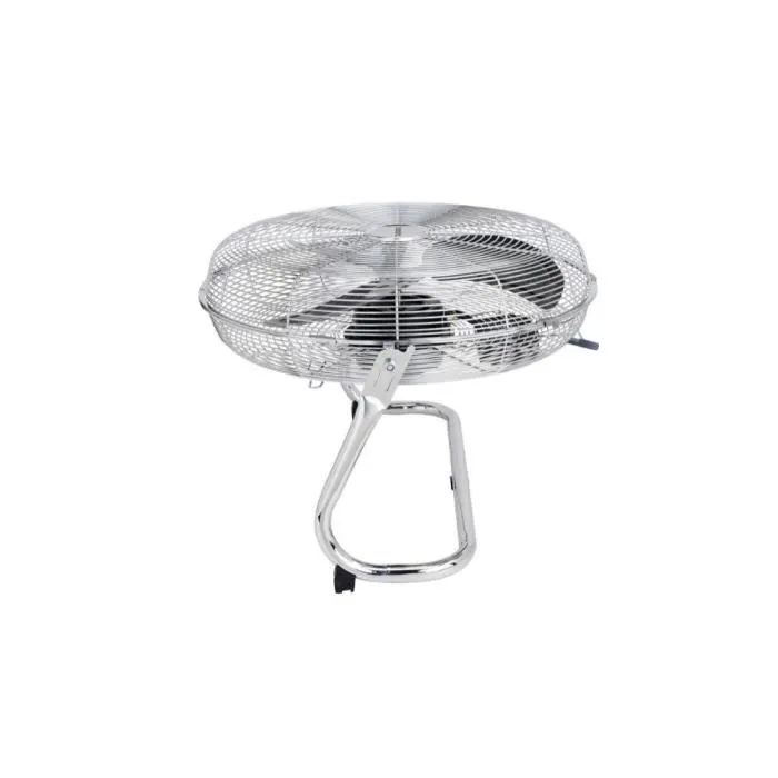 Ventilateur industriel de sol OCEANIC - Brasseur d'air 120 W, 3 vitesses, diamètre 45 cm, chromé, pour atelier et entrepôt Ventilateur industriel de sol OCEANIC - Brasseur d'air 120 W, 3 vitesses, diamètre 45 cm, chromé, pour atelier et entrepôt