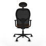 Piqueras y Crespo Chaise de Bureau 1D036N1 Orange