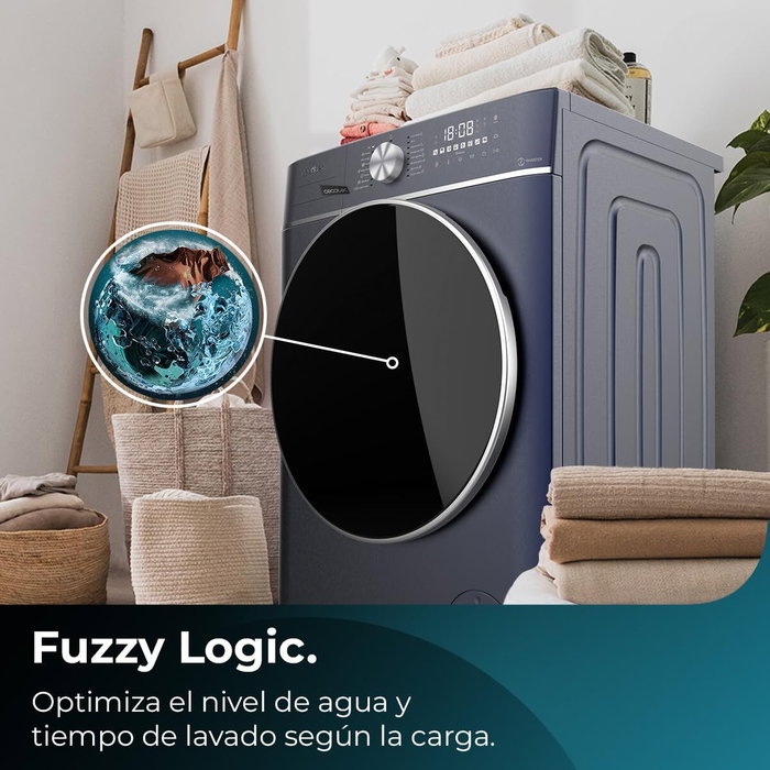 Cecotec Lave-linge 8 kg 1400 tr/min Bolero DressCode 8800 Inverter Acier inoxydable