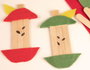 Innspiro Bâtonnets de polo en bois jumbo naturels 150x18x1,5mm