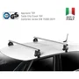 Green Valley Lot de 2 Barres de toit Easy One N°80 Aluminium Fixation toit normal Jusqu'à 75 kg