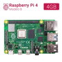 Raspberry Pi 4 Model B 4 Go RAM 64bits Cortex-A72 WiFi Bluetooth 5.0 Gigabit 2xUSB 3.0
