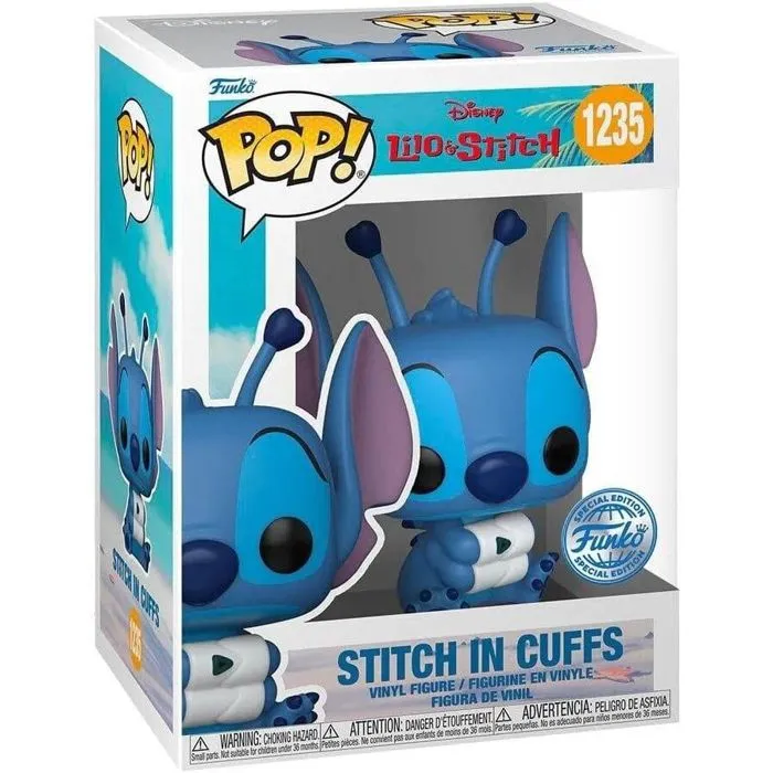 Funko POP! Figurine Lilo & Stitch Stitch en Menottes - 9 cm - Figurine à Collectionner pour Enfants Funko POP! Figurine Lilo & Stitch Stitch en Menottes - 9 cm - Figurine à Collectionner pour Enfants