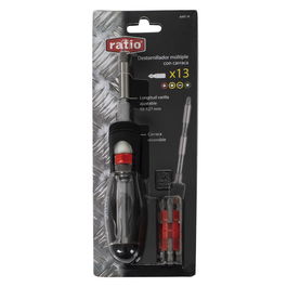 RATIO Tournevis à cliquet multiple 13 en 1