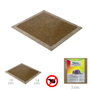 PAPILLON Lot de 2 pièges adhésifs 19x14 cm pour rats et souris