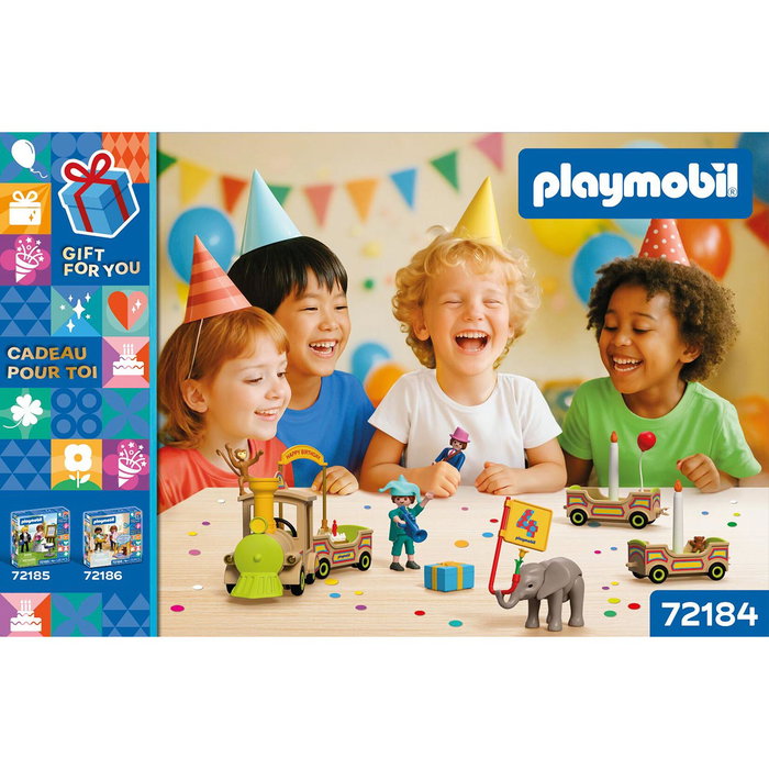 PLAYMOBIL Train d'anniversaire 72184
