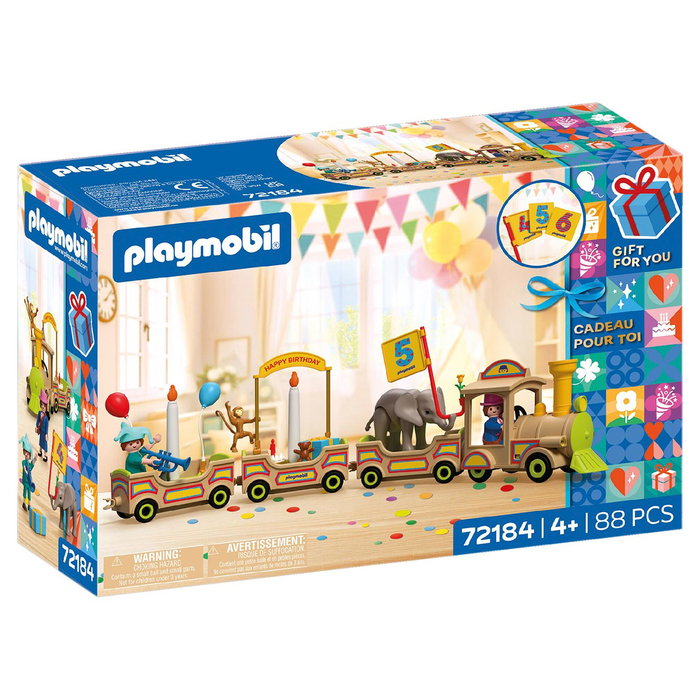 PLAYMOBIL Train d'anniversaire 72184