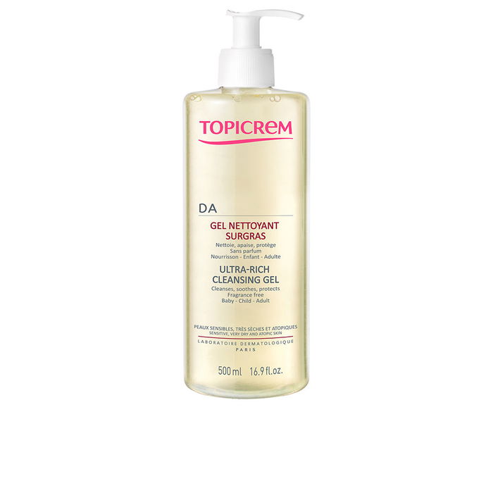 Topicrem DA PROTECT Gel Nettoyant Doux pour Peaux Sensibles, 500 ml Topicrem DA PROTECT Gel Nettoyant Doux pour Peaux Sensibles, 500 ml