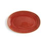 Ariane Plat Ovale en Porcelaine Terra 26 cm Rouge - Lot de 12