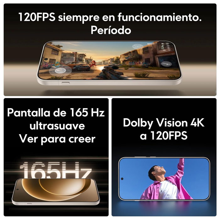 Smartphone OnePlus 15 5G 6,78" Octa Core 16 GB RAM 512 GB Noir