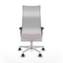 Piqueras y Crespo Chaise de Bureau Albacete Bordeaux et Blanc