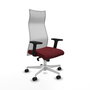 Piqueras y Crespo Chaise de Bureau Albacete Bordeaux et Blanc
