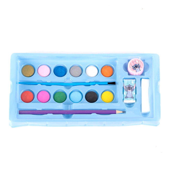 Cerdá Mallette de Coloriage Stitch Bleue