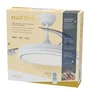 Martina - Ventilateur de plafond avec lumière LED intégrée, fonction été/hiver 48W Blanc, 3 pales, 5040 lm, CCT 3500-6500K, télécommande et temporisateur