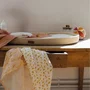 Domiva Panier à langer tressé avec matelas Naturel 43x80x6 cm