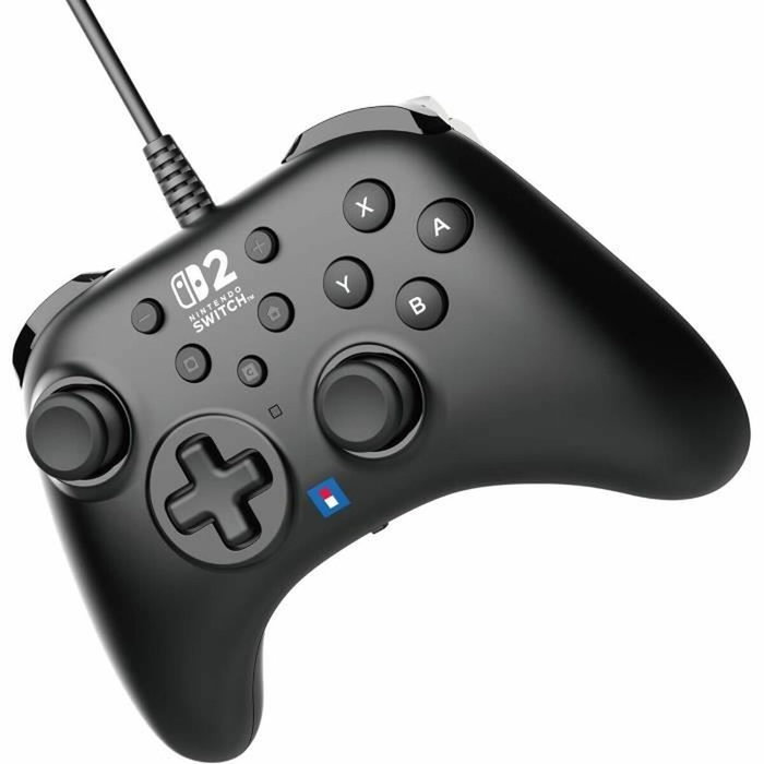 Hori Horipad Turbo - Manette filaire pour Nintendo Switch, Switch OLED et Switch 2 - Noir Hori Horipad Turbo - Manette filaire pour Nintendo Switch, Switch OLED et Switch 2 - Noir