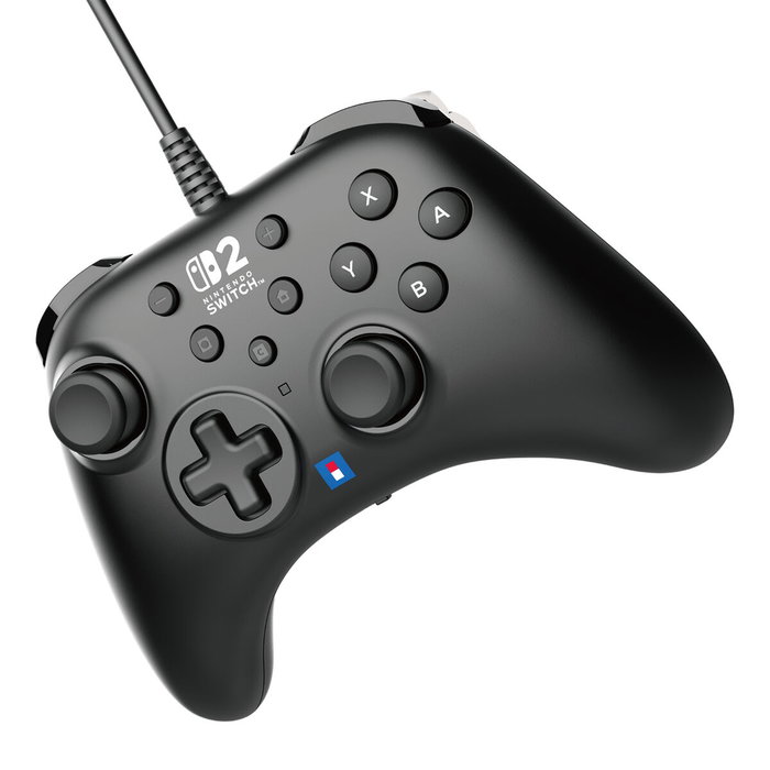 Hori Horipad Turbo - Manette filaire pour Nintendo Switch, Switch OLED et Switch 2 - Noir Hori Horipad Turbo - Manette filaire pour Nintendo Switch, Switch OLED et Switch 2 - Noir