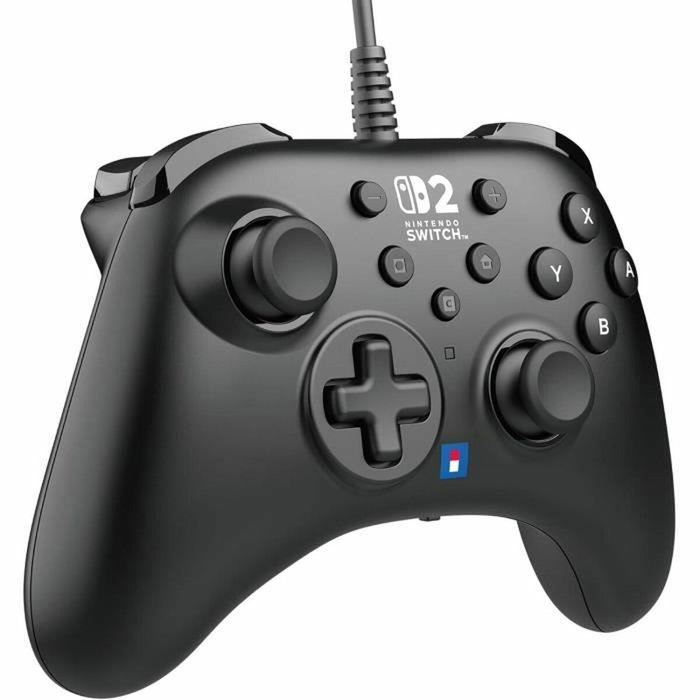 Hori Horipad Turbo - Manette filaire pour Nintendo Switch, Switch OLED et Switch 2 - Noir Hori Horipad Turbo - Manette filaire pour Nintendo Switch, Switch OLED et Switch 2 - Noir