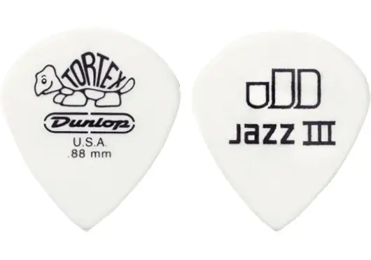 DUNLOP Lot de 12 médiators Jazz III Blue 0,88 mm – 72 unités DUNLOP Lot de 12 médiators Jazz III Blue 0,88 mm – 72 unités