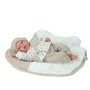 Muñecas Arias Poupée Elegance 40 cm Dafne Beige avec Couverture (Poupée Lestée) - Langue Espagnol