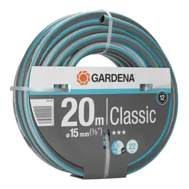 Gardena - Tuyau d'arrosage Classic - 20 m - Ø15 mm - Haute résistance pression 22 bar - Résistant au gel et aux UV - Garantie 12 ans