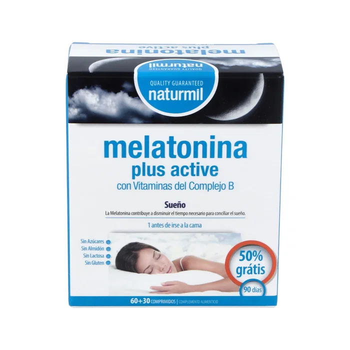 DIETMED MELATONINA PLUS ACTIVE 1,9mg 60+30 comprimés DIETMED MELATONINA PLUS ACTIVE 1,9mg 60+30 comprimés
