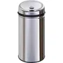 Kitchen Move Poubelle de Cuisine Automatique 42 L, Couvercle à Ouverture Infrarouge Sans Contact, en Inox avec Seau