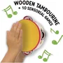 Lisciani Giochi Jeu musical Montessori Box L'ouie avec tambourin en bois pour développer le rythme et l'audition - Activités d'apprentissage