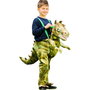 Liragram Dinosaure Porteur - Jouet à enfourcher pour enfant de 3 à │ 5 ans - Version Verte