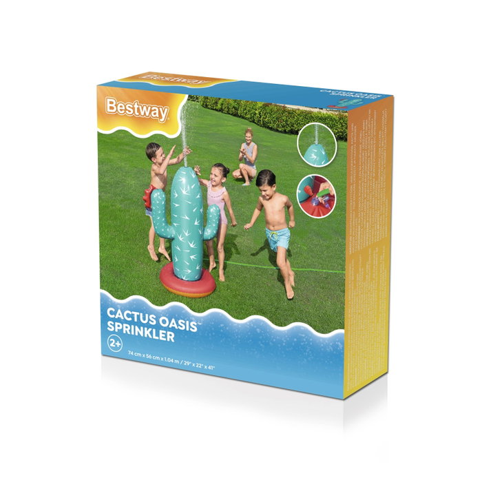 Bestway 52733 Asperseur Gonflable Cactus 74x56x104 cm +3 Ans Jeu Eau Jardin