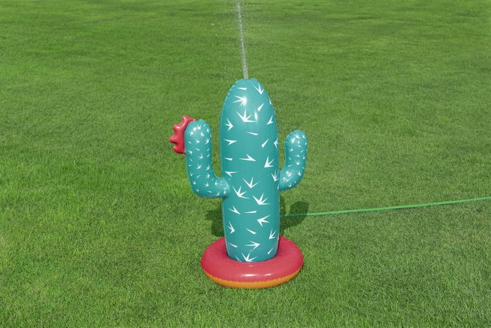 Bestway 52733 Asperseur Gonflable Cactus 74x56x104 cm +3 Ans Jeu Eau Jardin