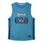 Stitch T-shirt de basket Stitch Bleu Unisexe Taille M
