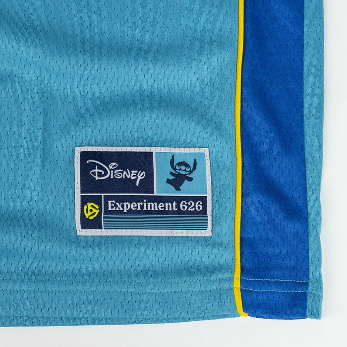 Stitch T-shirt de basket Stitch Bleu Unisexe Taille M