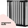 Safety 1st Barrière modulaire 5 panneaux, extra large 3 m, Noir