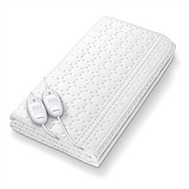 Beurer TS-26 XXL (317.16) Couverture chauffante électrique double, 3 niveaux de température, système de sécurité BSS, câbles amovibles