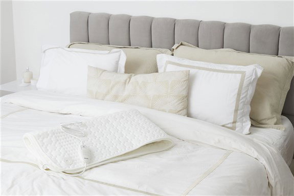 Beurer TS-26 XXL (317.16) Couverture chauffante électrique double, 3 niveaux de température, système de sécurité BSS, câbles amovibles
