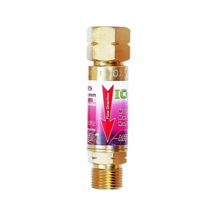 DUVER Valvula de sécurité pour manomètre ADE, 3/8'' filetage gauche, protection contre la surpression DUVER Valvula de sécurité pour manomètre ADE, 3/8'' filetage gauche, protection contre la surpression