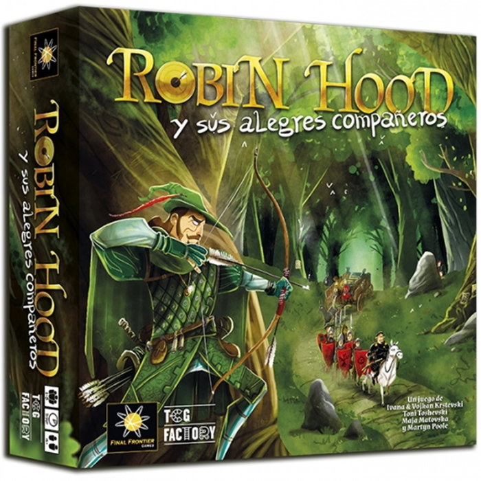 Jeu de société Robin Hood et ses joyeux compagnons – Eurogame semi-coopératif 1 à 5 joueurs Jeu de société Robin Hood et ses joyeux compagnons – Eurogame semi-coopératif 1 à 5 joueurs