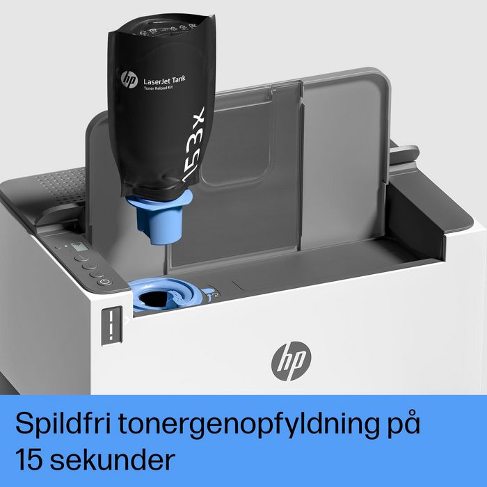 HP LaserJet Tank 1504w - Imprimante laser monochrome avec toner pré-rempli (5000 pages), Wi-Fi, 22 ppm