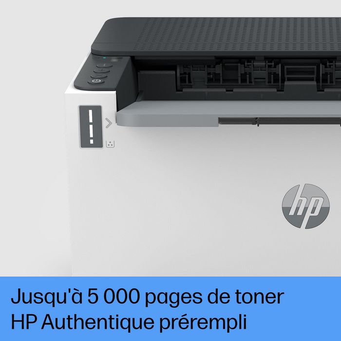 HP LaserJet Tank 1504w - Imprimante laser monochrome avec toner pré-rempli (5000 pages), Wi-Fi, 22 ppm