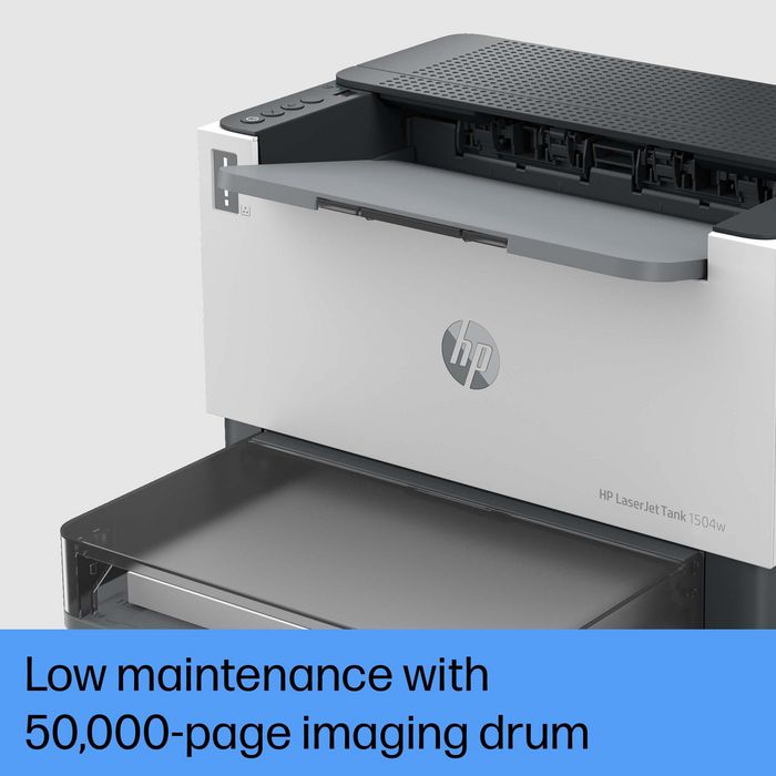 HP LaserJet Tank 1504w - Imprimante laser monochrome avec toner pré-rempli (5000 pages), Wi-Fi, 22 ppm