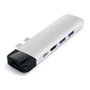 Satechi Type-C Pro Hub 4K HDMI avec Ethernet Argent